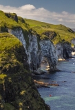 Sea Cliffs at Dunluce Castle, Antrim Coast, Northern Ireland